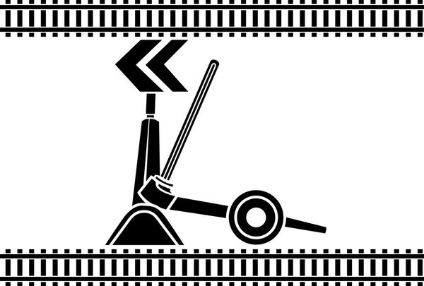 Switch arrows railway 