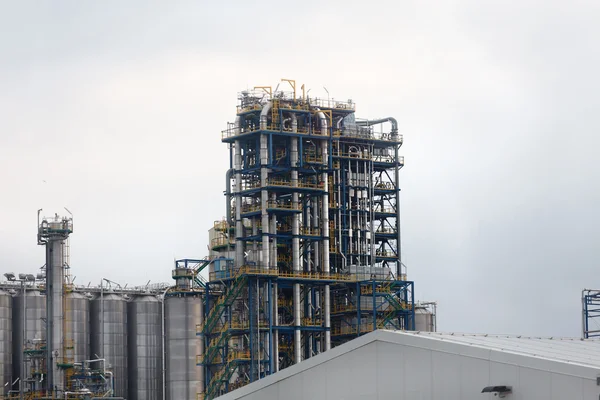 Factory buildings closeup — Φωτογραφία Αρχείου