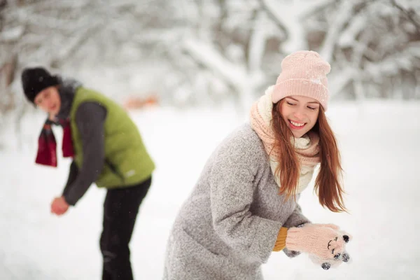 Ámame en invierno. — Foto de Stock