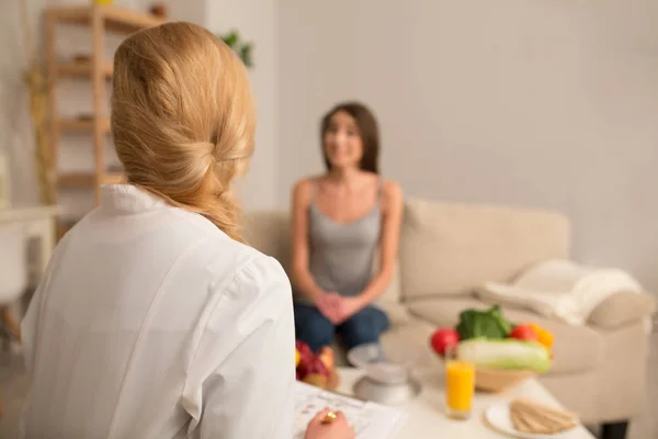 Proffessional dietitian consultation — Stock Photo, Image