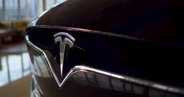 Elektroauto, Tesla Model x — Stockvideo