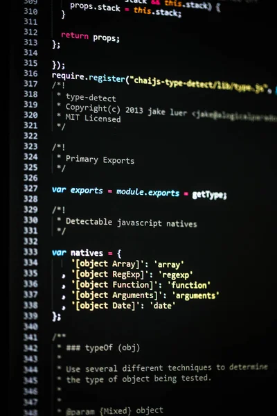 Software developer programming code - Stock Image - Everypixel