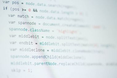 Yazılım bilgisayar programlama kodu arka plan