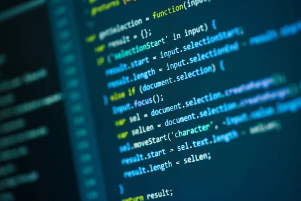 Photos software developer programming code — Stock Photo, Image