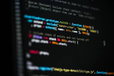 Yazılım geliştirici programlama kodu