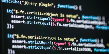 Yazılım geliştirici programlama kodu