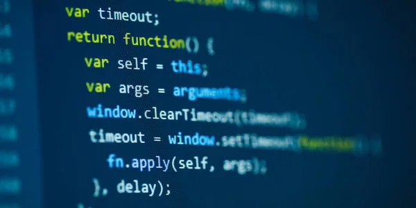 Software computer programming code — Stock Photo, Image