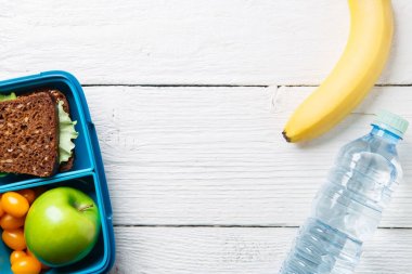 Fitness yemek beslenme çantası, fotoğraf