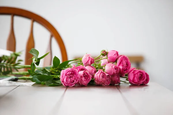 Foto di bouquet di peonia rosa — Foto Stock