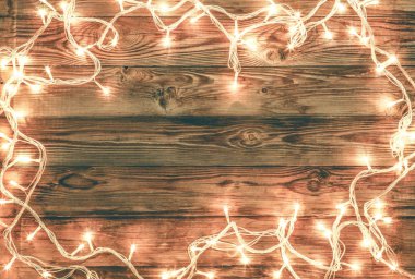 Noel dilek için ahşap arka plan