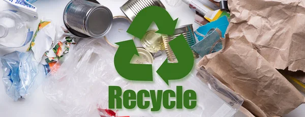 Picture of various debris recycle — Stock Photo, Image