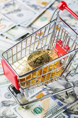Alışveriş sepeti ile bitcoins