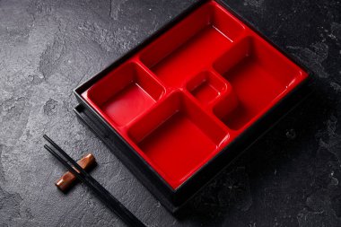 Boş Asyalı bento yemek kutusu