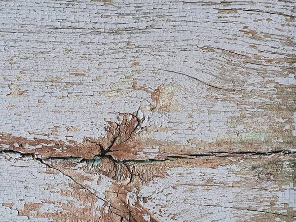 Fondo Madera Vieja Con Los Restos Pintura —  Fotos de Stock