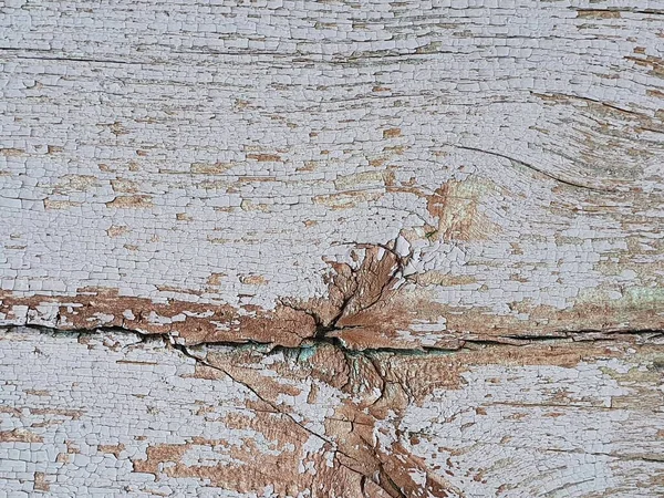 带有油漆残渣的老木料的背景 — 图库照片