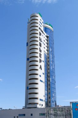 Kazan 'daki Riviera otelinin yüksek binası.