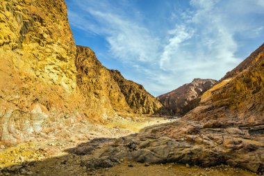 Siyah Kanyon antik Eilat dağlarda