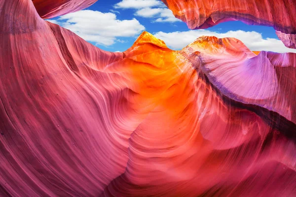 Fantastico slot canyon Antelop — Foto Stock