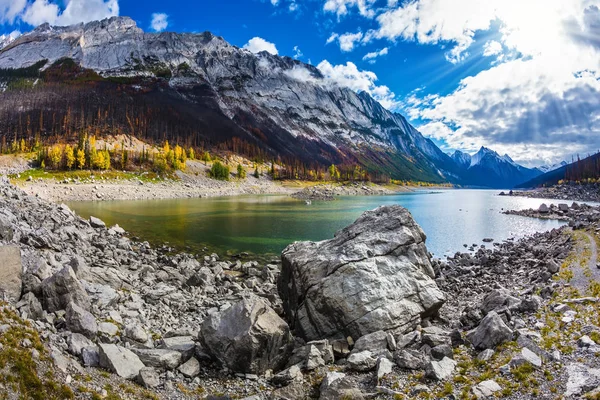 Autunno nel Parco Nazionale Jasper — Foto Stock