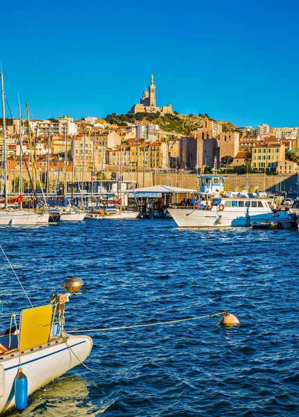 stock image water area of Old Port with boats