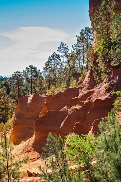 Pueblo rojo de Provenza — Foto de Stock