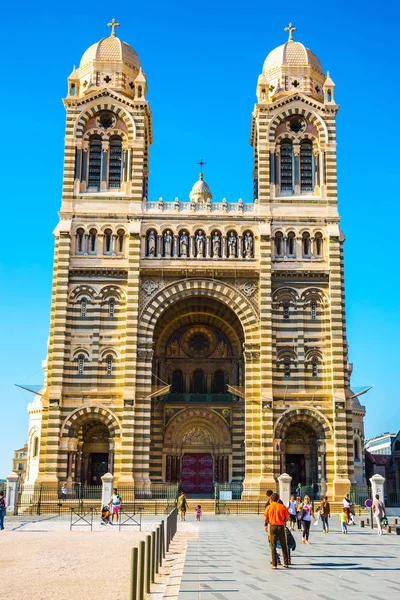 Magnificent facade of Saint Mary Major — Stock Photo, Image