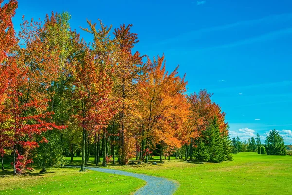 Indian summer in French Canada — Stock Photo, Image