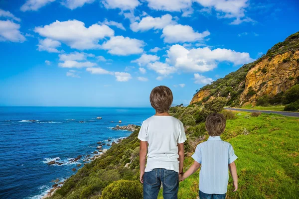 Twee jongens in Zuid-Afrika — Stockfoto