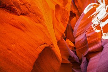 Arizona 'daki Antilop Slot Kanyonu