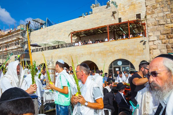 Błogosławieństwo Kohanim w obchody święta Sukkot — Zdjęcie stockowe