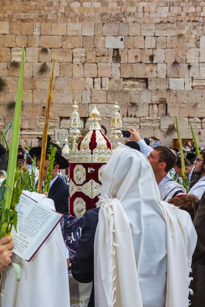 Multidão de adoradores judeus — Fotografia de Stock