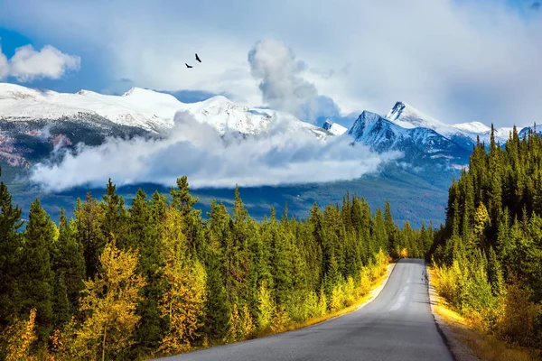 Dálnice v Rocky Mountains — Stock fotografie