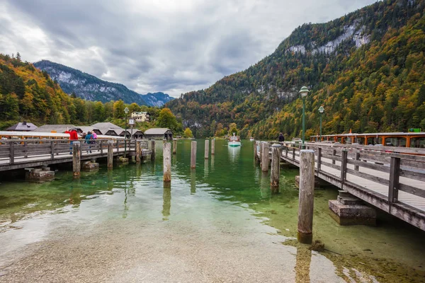 Konigssee lake in Duitsland — Stockfoto