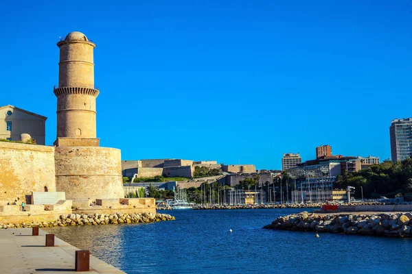 Перегляд St.John фортецю в Марселі — стокове фото