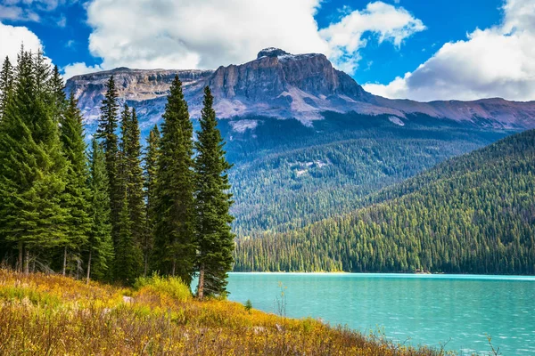 Yoho Ulusal Parkı 'ndaki Emerald Gölü — Stok fotoğraf