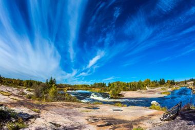 Kanada'da Winnipeg Nehri