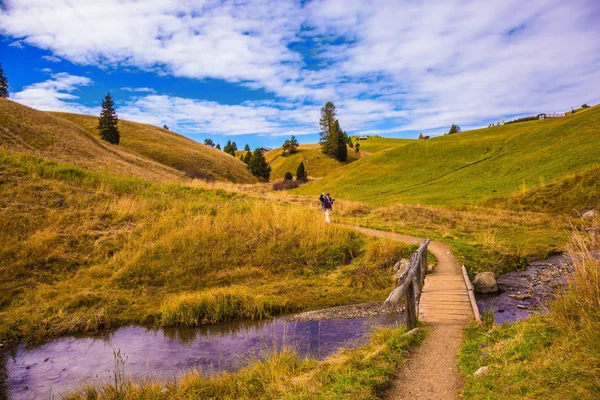 Colinas de los Alpes de Siusi — Foto de Stock