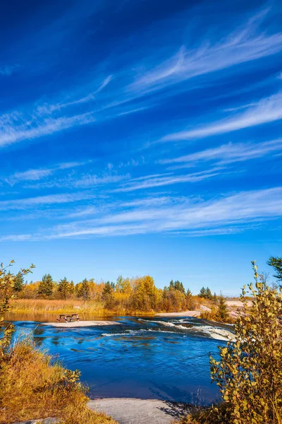 Winnipeg fluss in kanada — Stockfoto