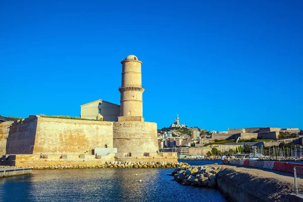 Marseille St.Jean kale görünümü — Stok fotoğraf