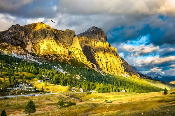 Panorama pittoresco delle Dolomiti — Foto Stock