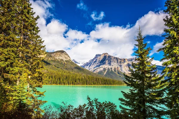 Yoho Ulusal Parkı 'ndaki Emerald Gölü — Stok fotoğraf