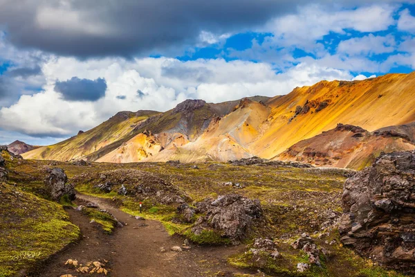 火山夏のツンドラ — ストック写真