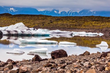 Buzul Vatnajokull kar