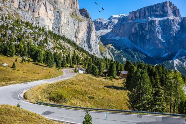 Dolomit kayaları etkileyici ridge 