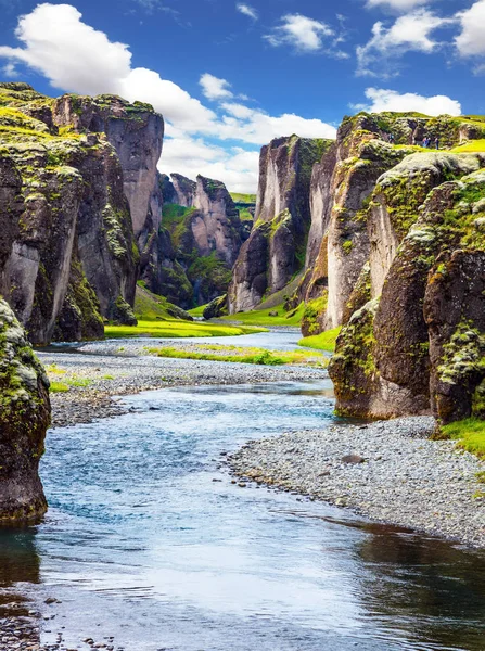 Исландские сказки Каньона — стоковое фото