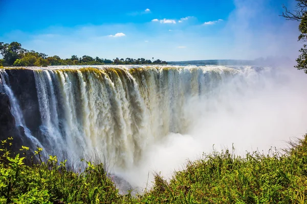De beroemde Victoria Falls — Stockfoto