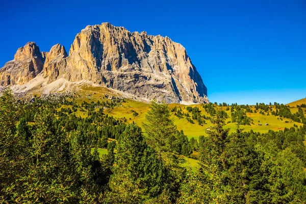 Famoso pitoresco Sella Pass — Fotografia de Stock