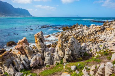 Büyük taş pitoresk sırt 