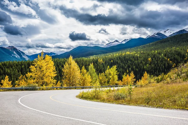 Silnice v rocky mountains — Stock fotografie