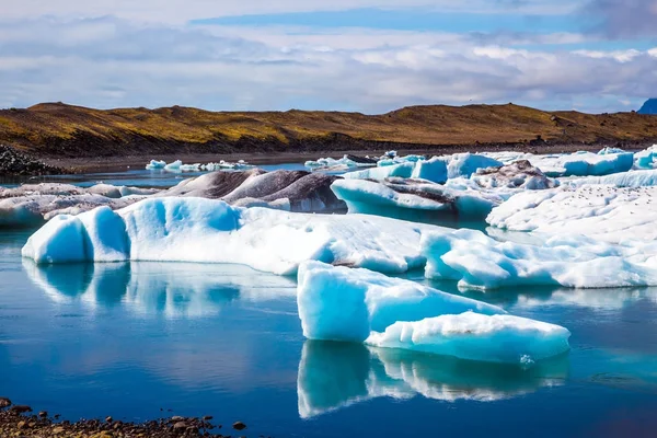 漂流冰礁湖-Jokulsarlon — 图库照片